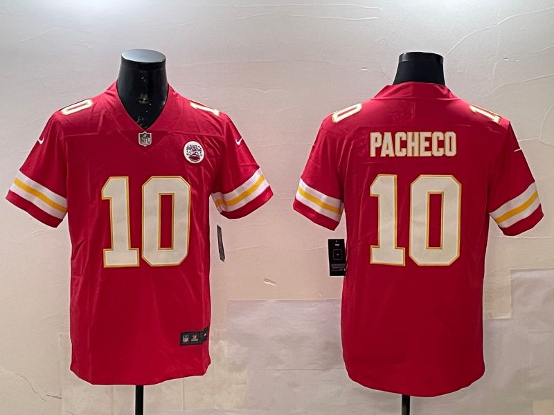 Men Kansas City Chiefs #10 Pacheco Red Second generations 2025 Nike Limited NFL Jersey style 1->kansas city chiefs->NFL Jersey